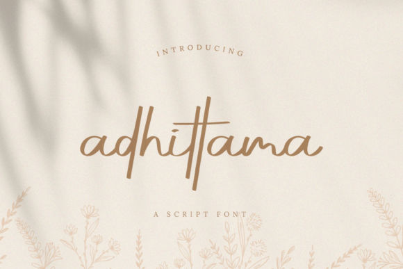 Adhittama: A Creative Font for Artistic Branding