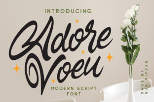 Adore Voeu: A Script Font for Confident Messaging