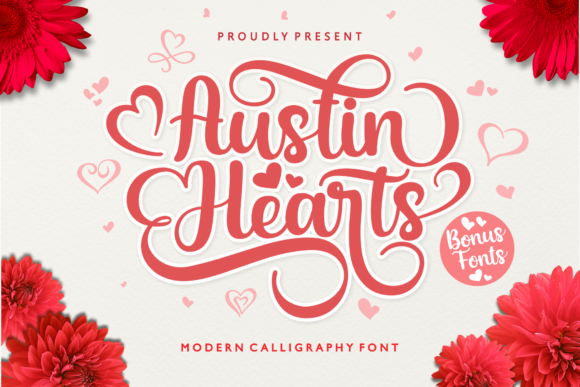 Austin Hearts: A Script Font for Designs That Need Soul