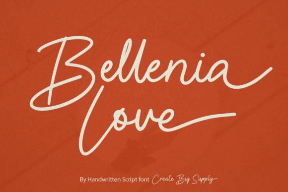 Bellenia Love: A Graceful Script for Elegant Designs