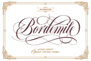 Bordemile: The Luxury Script Font That Elevates Any Design
