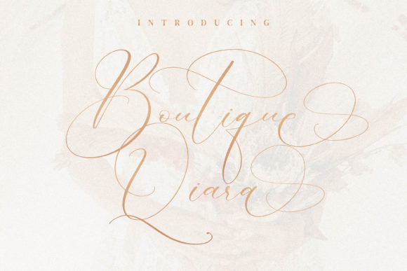 Boutique Qiara: A Font That Feels Like a Handwritten Love Letter