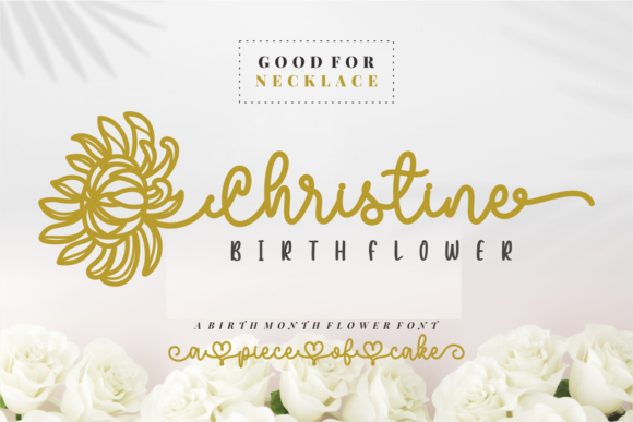 Christine Birth Flower Duo: Crafting Elegance in Every Design
