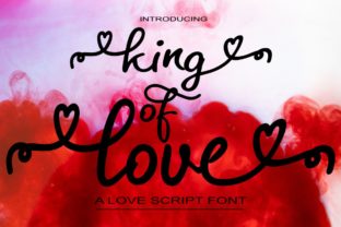 Discovering the King of Love: A Script Font for Heartfelt Design