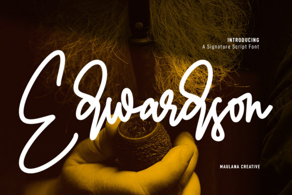 Edwardson Signature: Your Next Favorite Creative Font