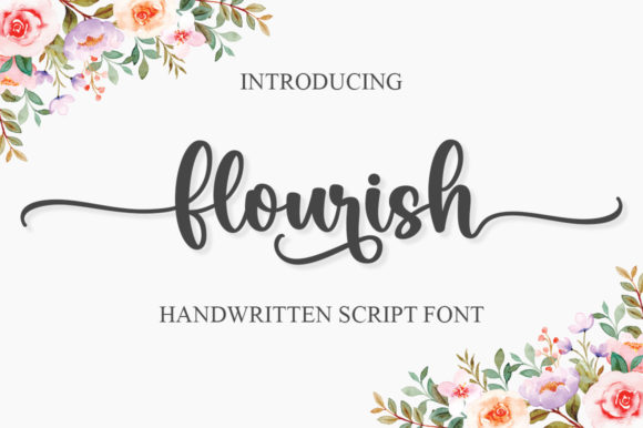 Flourish: A Script Font for Distinctive Design