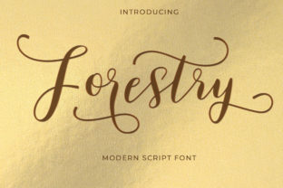 Forestry Font: A Naturally Beautiful Script for Crafting and Design