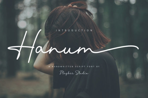 Hanum: A Signature Script Font for Elegant Branding