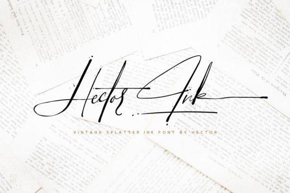 Hector Ink: A Modern Script Font for Elegant Designs