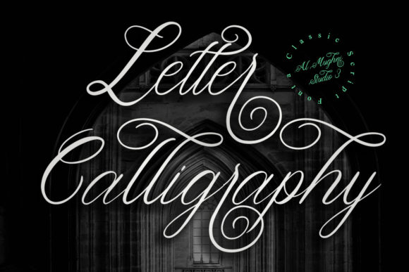 Letter Calligraphy: A Font for Designs That Demand Attention