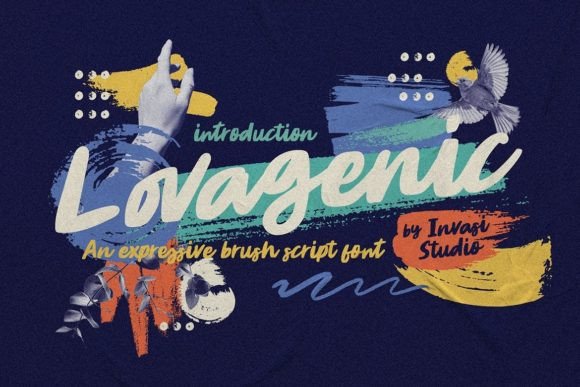Lovagenic: The Expressive Script Font for Authentic Design