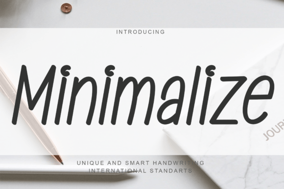Minimalize: The Handwritten Font That Adds Instant Character