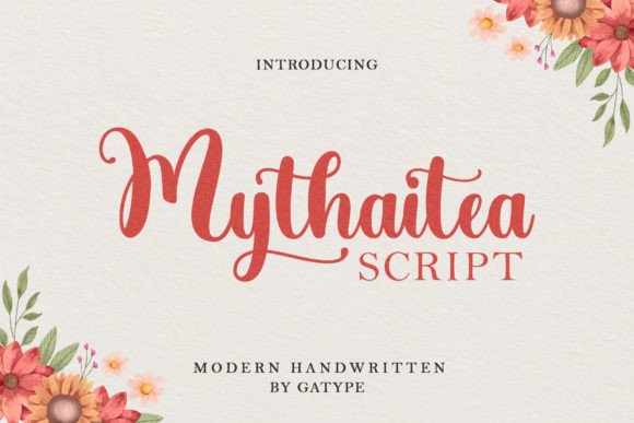Mythaitea Script: A Modern Font for Authentic Branding