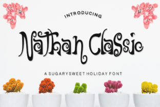 Nathan Classic: Where Script Elegance Meets Sweet Appeal