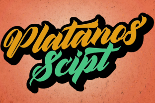 Platanos: A Nostalgic Script Font with Contemporary Charm
