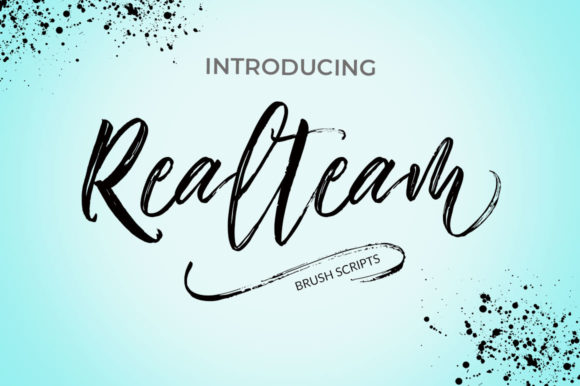 Realteam: The Brush Script for Authentic Brand Connections
