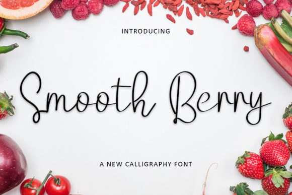 Smooth Berry: The Script Font That Dances With Personality