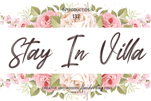 Stay in Villa: The Script Font That Adds Instant Elegance