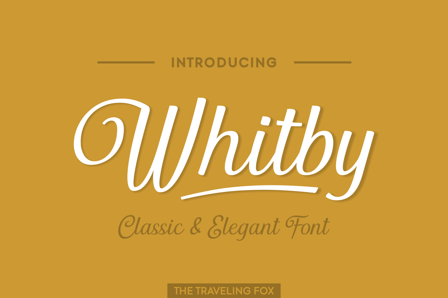 Whitby: The Elegant Script Font for Modern Designers