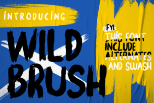 Wild Brush: A Bold, Sophisticated Script for Modern Branding